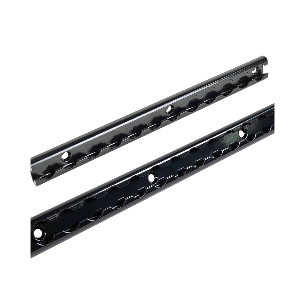 72' crna anodizirana aluminijska L-tračnica
