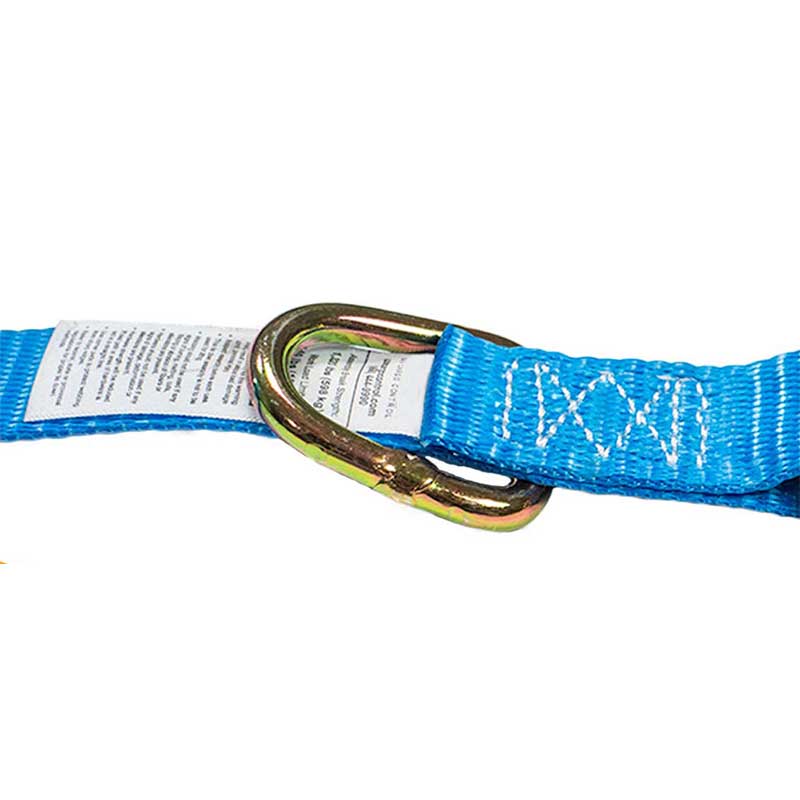 Prilagođeni logotip 1'' X 15' remen s čegrtaljkom s J-kukicom i D-prstenom